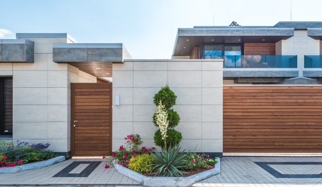 Automatic Gate Installation by Auto Gate Guys Brisbane, featuring a modern timber-clad electric gate